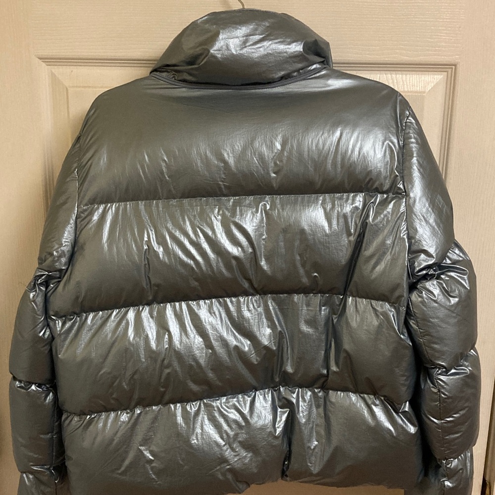 Noize Women's Shiny Gray/SilverPuffer Jacket - Picture 7 of 13